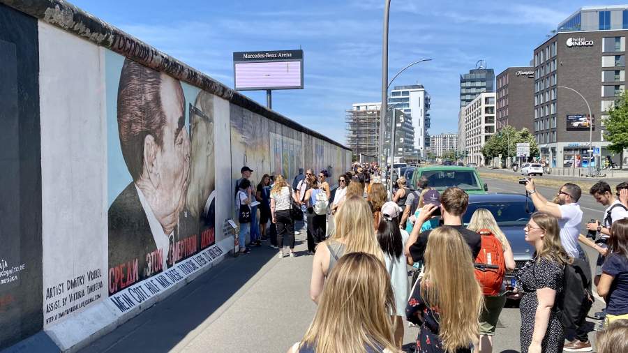 View of the East Side Gallery