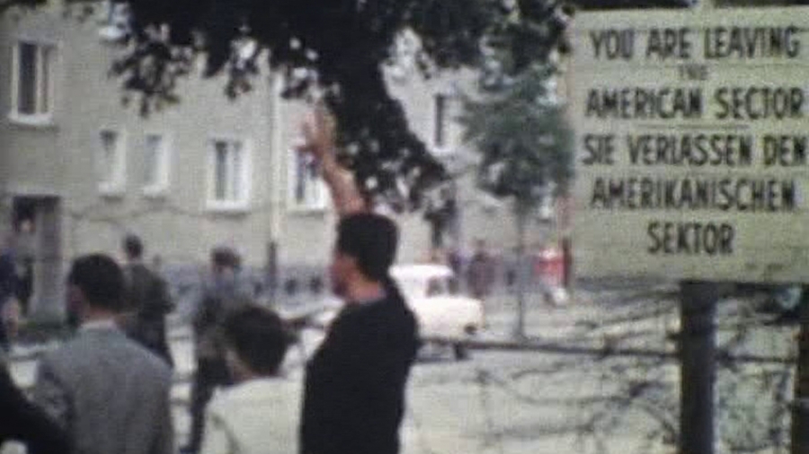 Screenshot aus dem historischen Filmmaterial