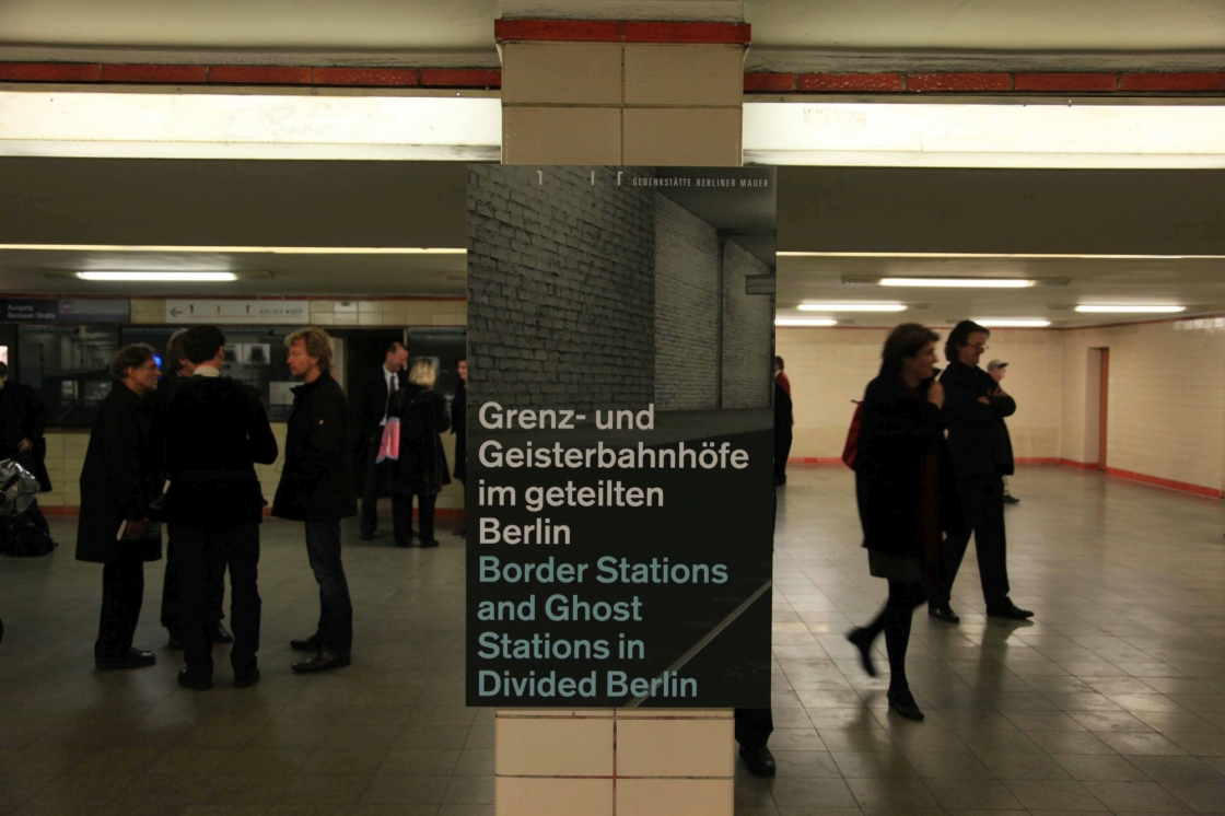 Ausstellung im S-Bahnhof Nordbahnhof