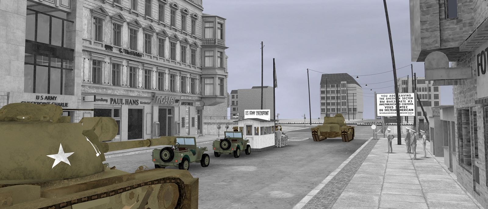 Screenshot aus der AR-App Cold War Berlin